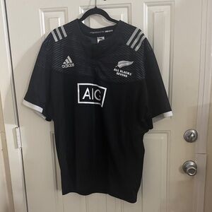 Adidas Men's Black All Blacks Sevens Rugby Jersey